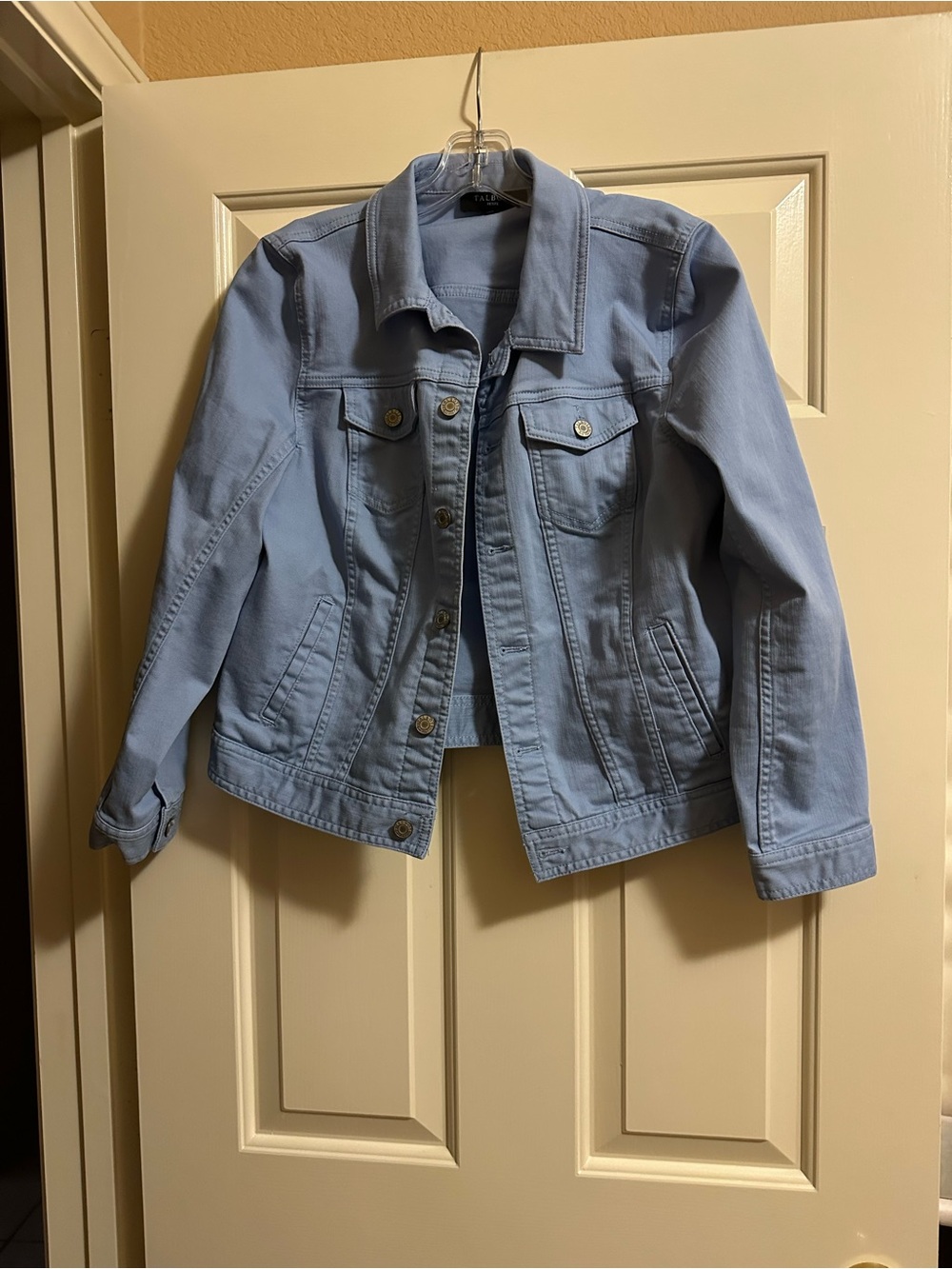 Talbots Light Blue Jacket size large petite